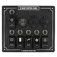 Панель перемикачів PN-1716 Switch для човна, катера