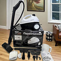 Пароочисник із насадками 14 в 1 потужний 3000 Вт для очищення та дезінфекції поверхонь дивани стільці плитку