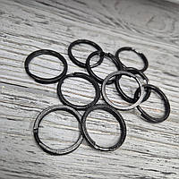 Кільце для ключів плоске 21 мм Чорний