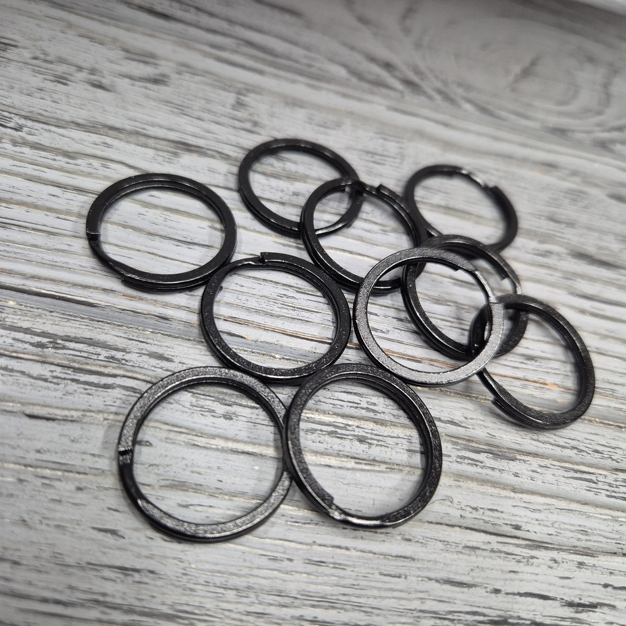 Кільце для ключів плоске 21 мм Чорний