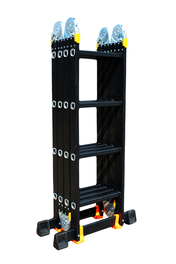 GTM Драбина-трансформер 4*4сх. 1,17-4,6м анодований алюміній