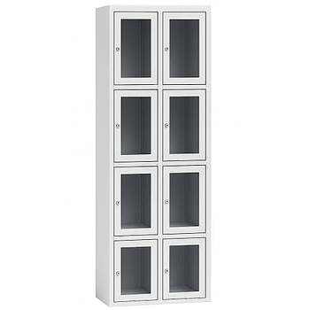 Локер з прозорими дверцятами ШЯ/С-300/2-4