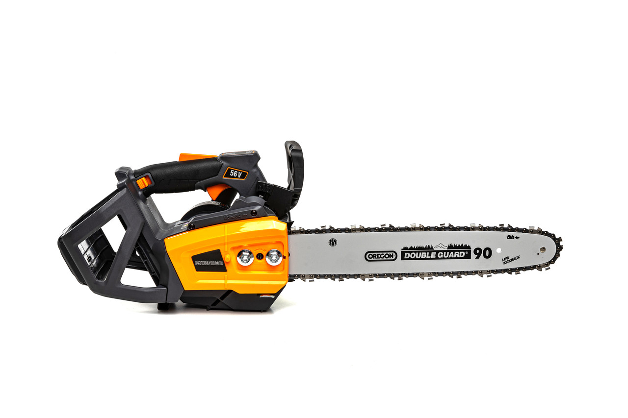 GTM Пила ланцюгова акум. CSTH56/1800BL, 56В, шина 35см, 52лан, 3/8P, 1,1мм, КАРКАС