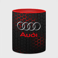 Чашка с принтом Audi Ауди 330 мл (цвет чашки на выбор)