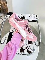 Рожеві замшеві жіночі кросівки Puma Speedcat / Демісезонні кеди Пума