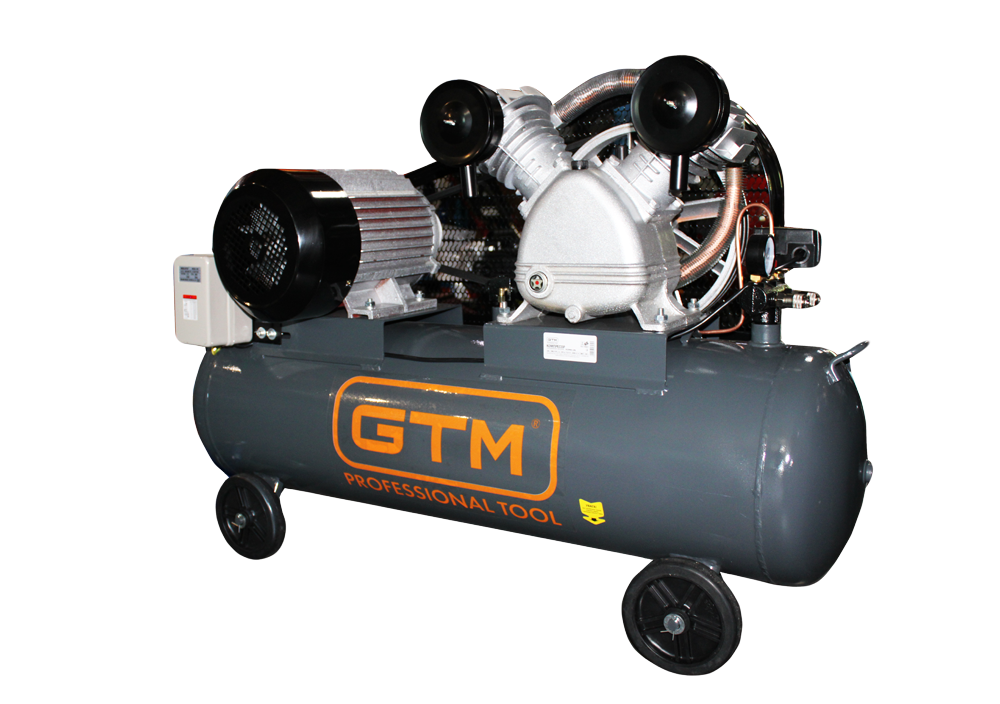 GTM Компресор рес-120л 800/670л/хв 5,5кВт 10бар 380В 2 циліндри V-под.