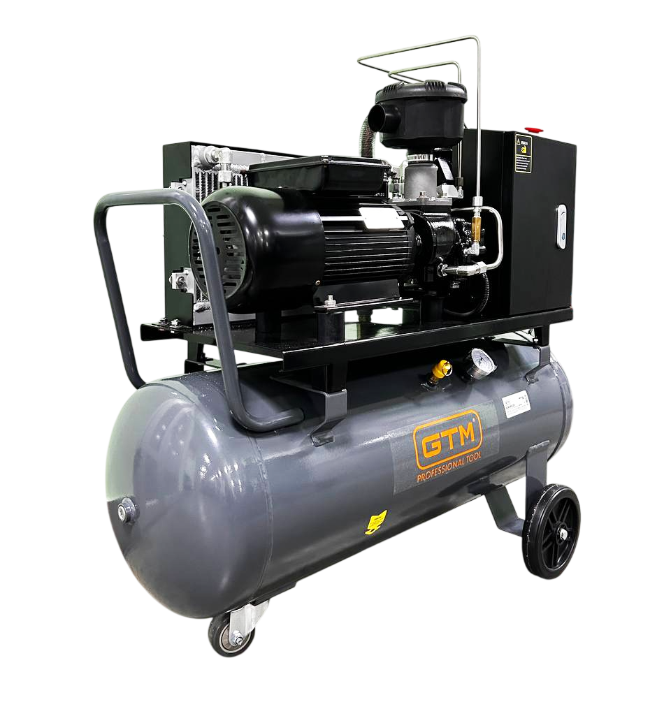 GTM Компрессор винтовой рес-100л 350л/мин 3кВт 8бар 380В
