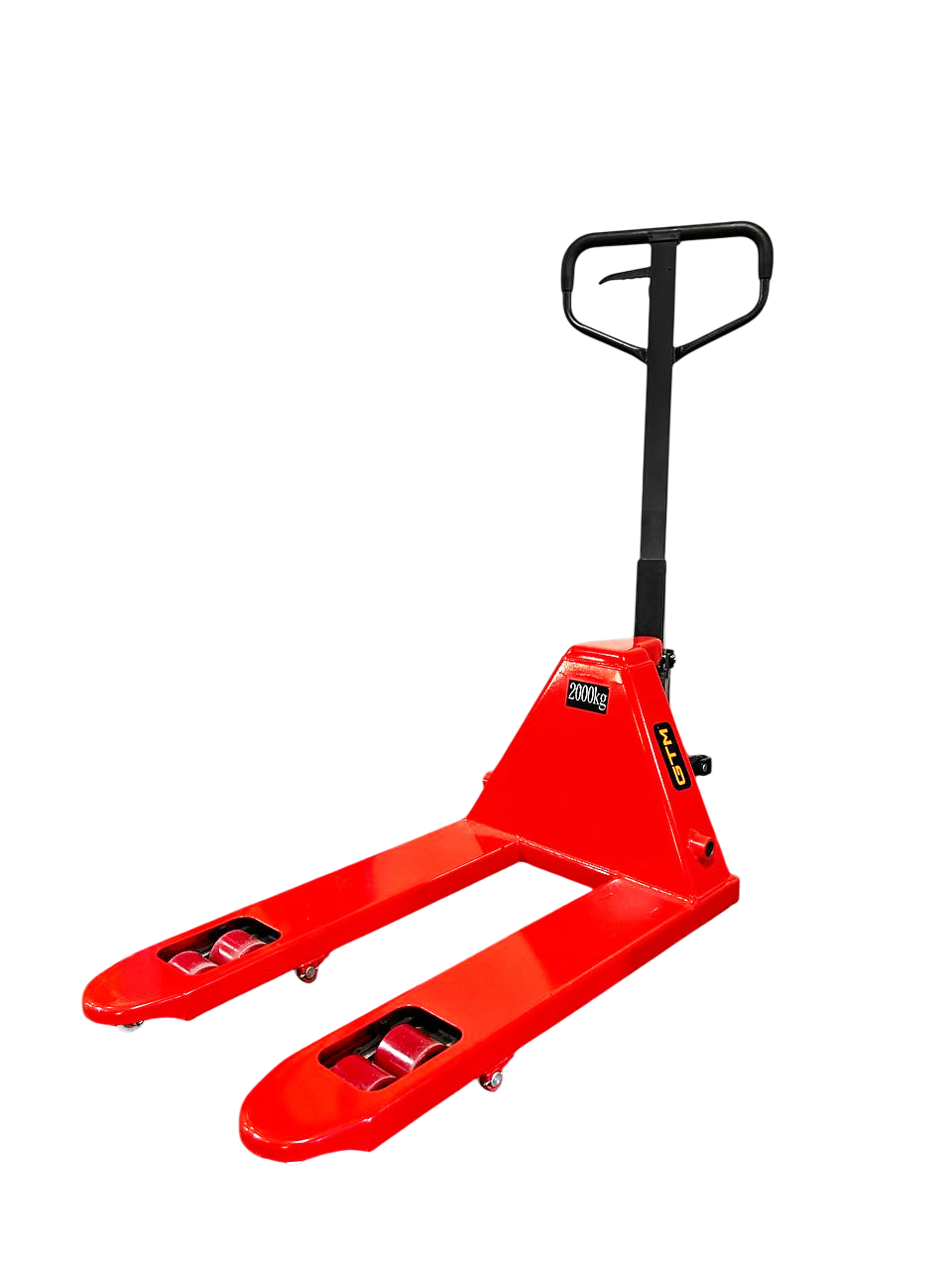 GTM Візок гідравлічний 2т/800мм  (рокла), з короткими вилами, колеса 200*50