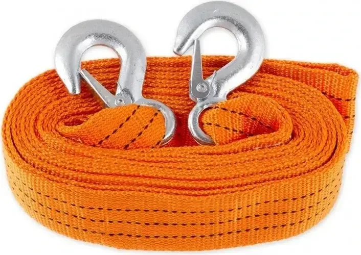 Трос буксирувальний 3т/6м. "Гак - Гак". Трос із поліестеру для транспортування автомобіля., фото 1