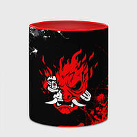 Чашка с принтом Cyberpunk 2077 330 мл (цвет чашки на выбор)