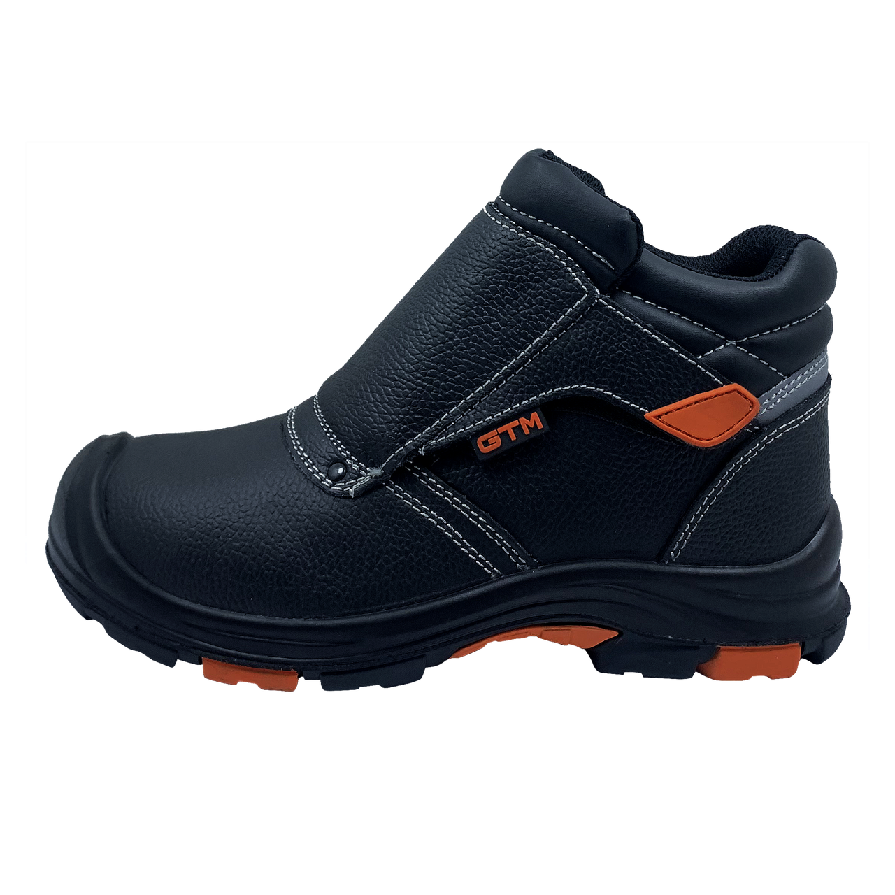 GTM Ботинки сварщика р.46 с мет. носком и каучуковой подошвой SM-072