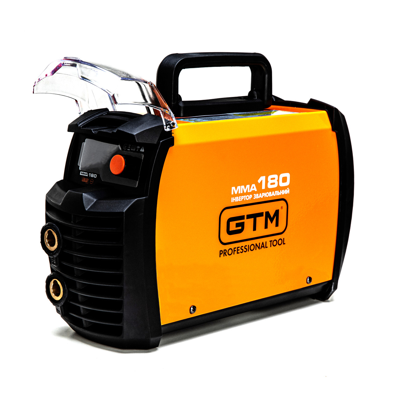 GTM Інвертор зварювал. MMA-180DS LED, 180А, 1,6-4,0мм, 220В дисплей