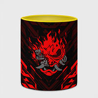 Чашка с принтом Cyberpunk 2077 Киану Ривз 330 мл (цвет чашки на выбор)