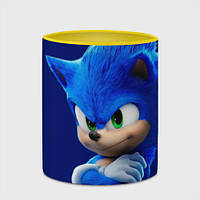 Чашка с принтом Sonic 330 мл (цвет чашки на выбор)
