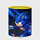 Чашка с принтом Sonic Соник 330 мл (цвет чашки на выбор) - фото 1 - id-p2702855641
