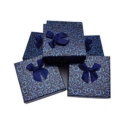 Коробка для набору Сердечка з бантом чорний