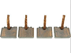 SB0011S Щiтки стартера 6*25*18 мм, 6х25х18 мм, 6x25x18 мм (мідно-графітові) 24 V