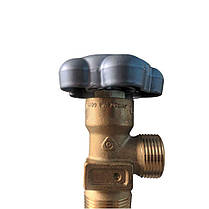 Балонний вентиль Cavagna 25E Італія W27.8, G3/4 бокова різьба, для кисню та CO₂, фото 5