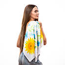 Хустка шовкова Сонячна квітка, фото 2
