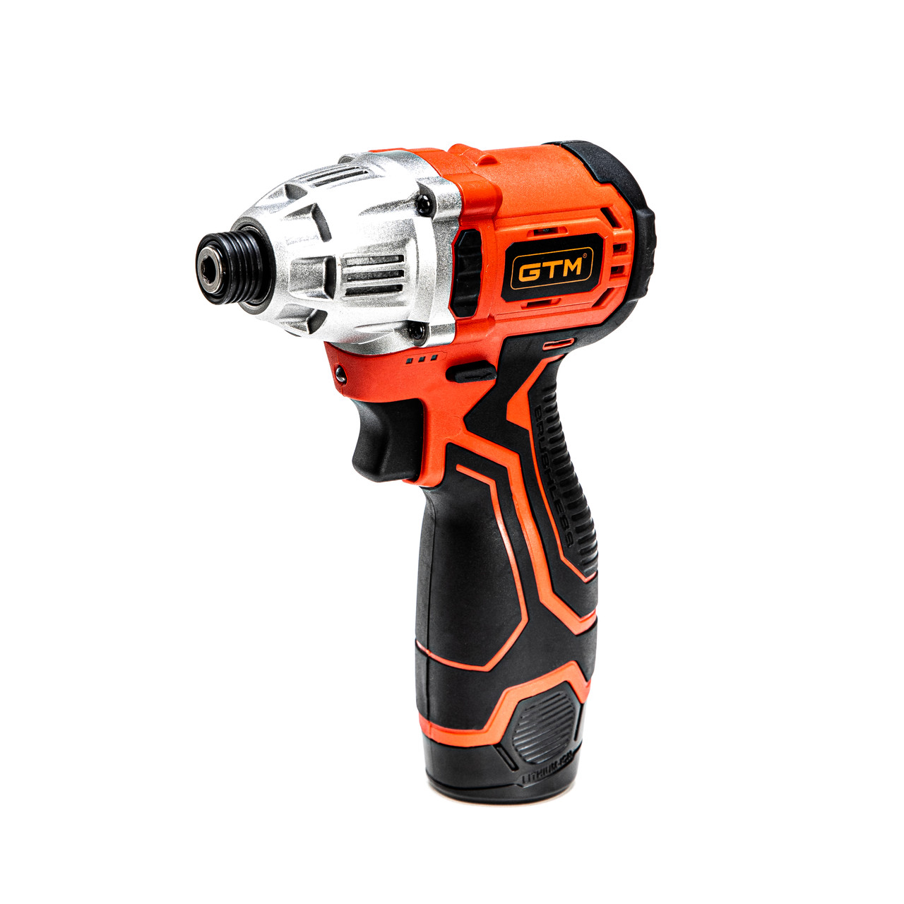 GTM Гвинтокрут ударний акум. (Impact) IS12/120BL, 12В, 120Нм, 0-3000 об/хв, +акум.2Аг-2шт, зарядний пристрій