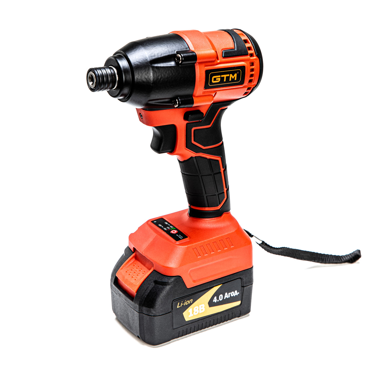 GTM Гвинтокрут ударний акум. (Impact) IS18/320BL, 18В, 320Нм, 0-3000 об/хв, +акум.4Аг, зарядний пристрій