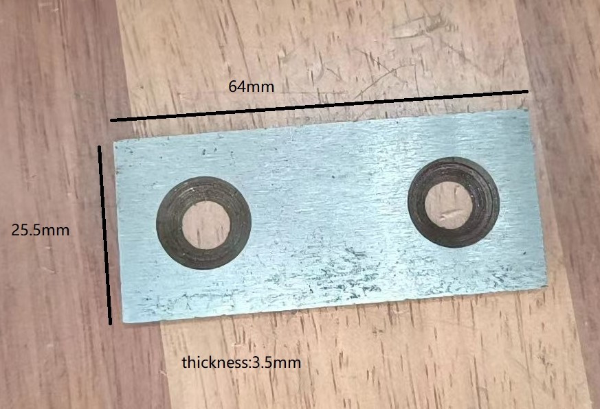 GTM Нож для измельчителя садового DS2800/45, DS2500/40 (2шт.)