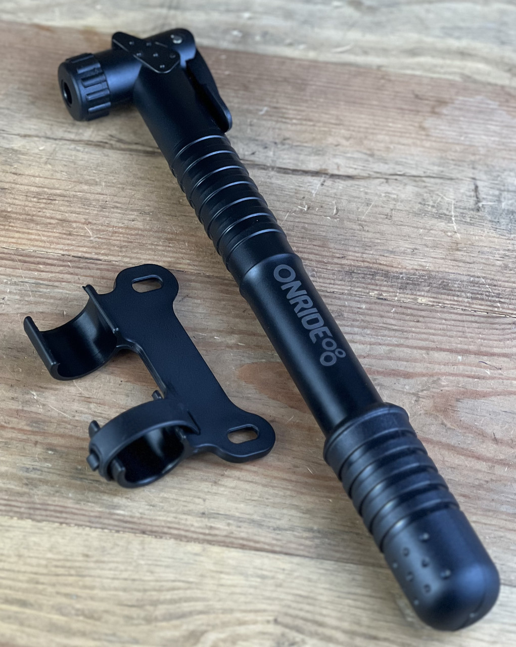 Насос для велосипеда велонасос компактний ONRIDE CL Rut пластик, голівка під FV/AV, фото 1