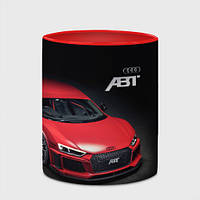 Чашка с принтом Audi quattro ABT autotuning 330 мл (цвет чашки на выбор)