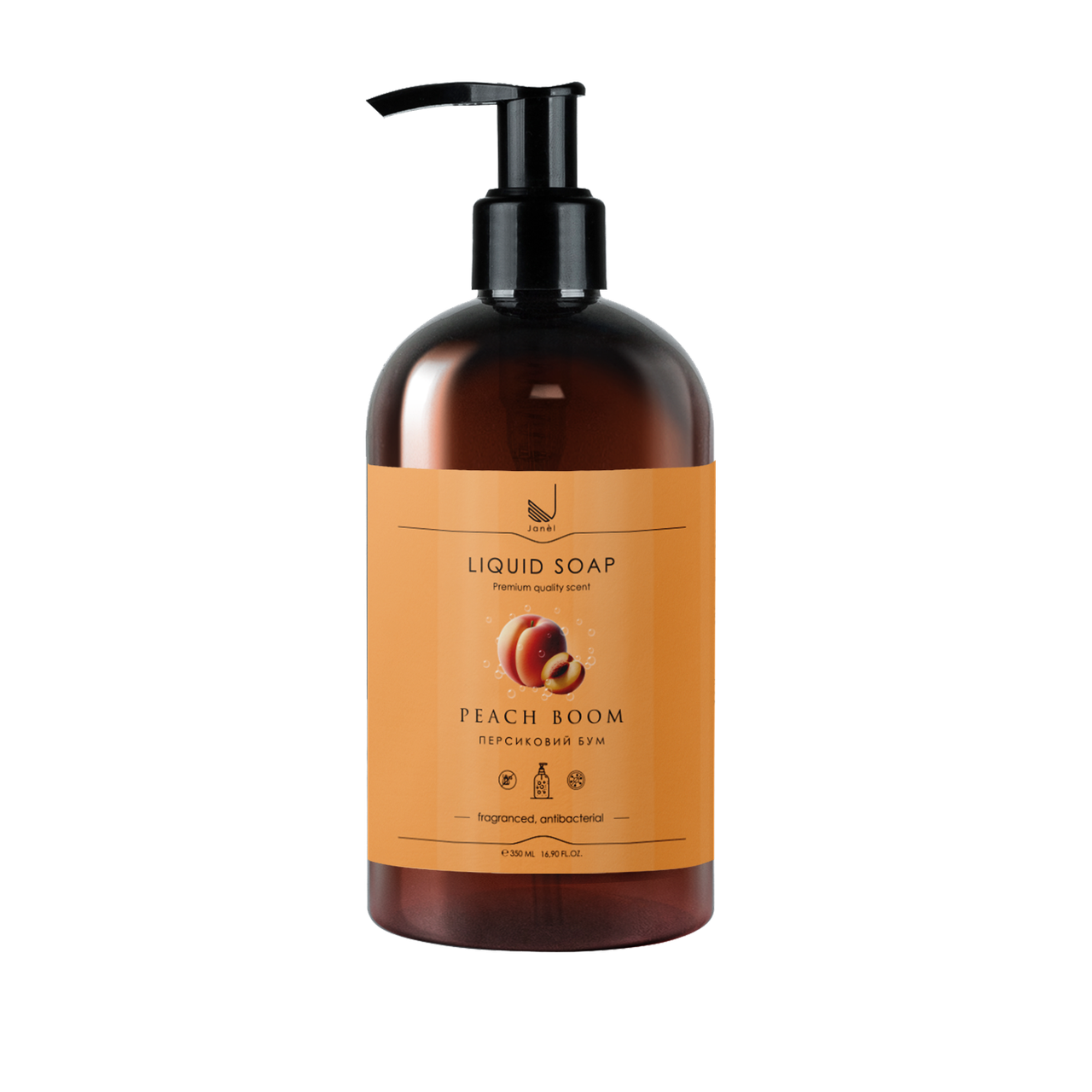 Рідке мило Janel - Peach boom, Персиковий вибух, фото 1