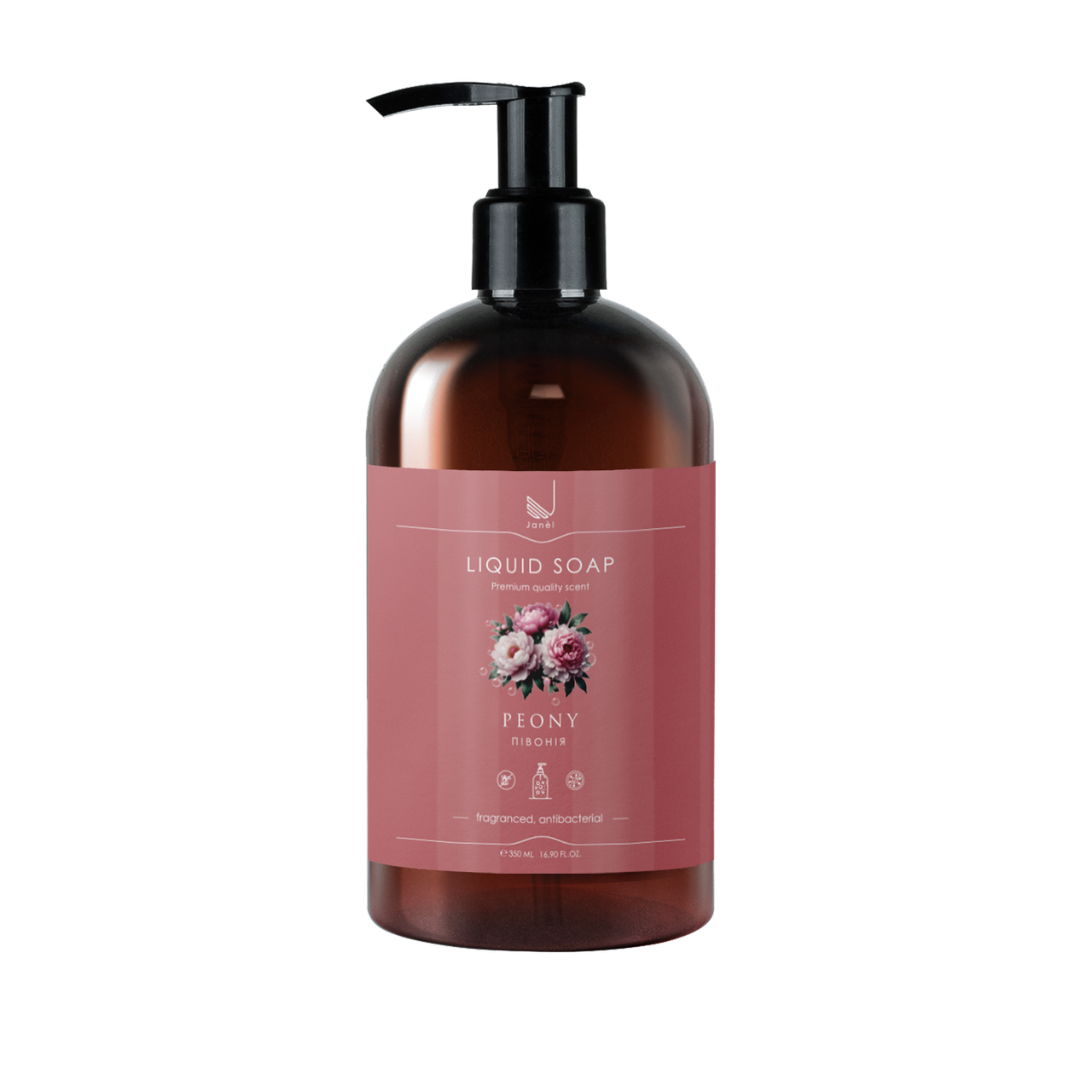 Рідке мило Janel - Peony, Піон, фото 1
