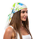 Хустка шовкова Сонячна квітка, фото 6