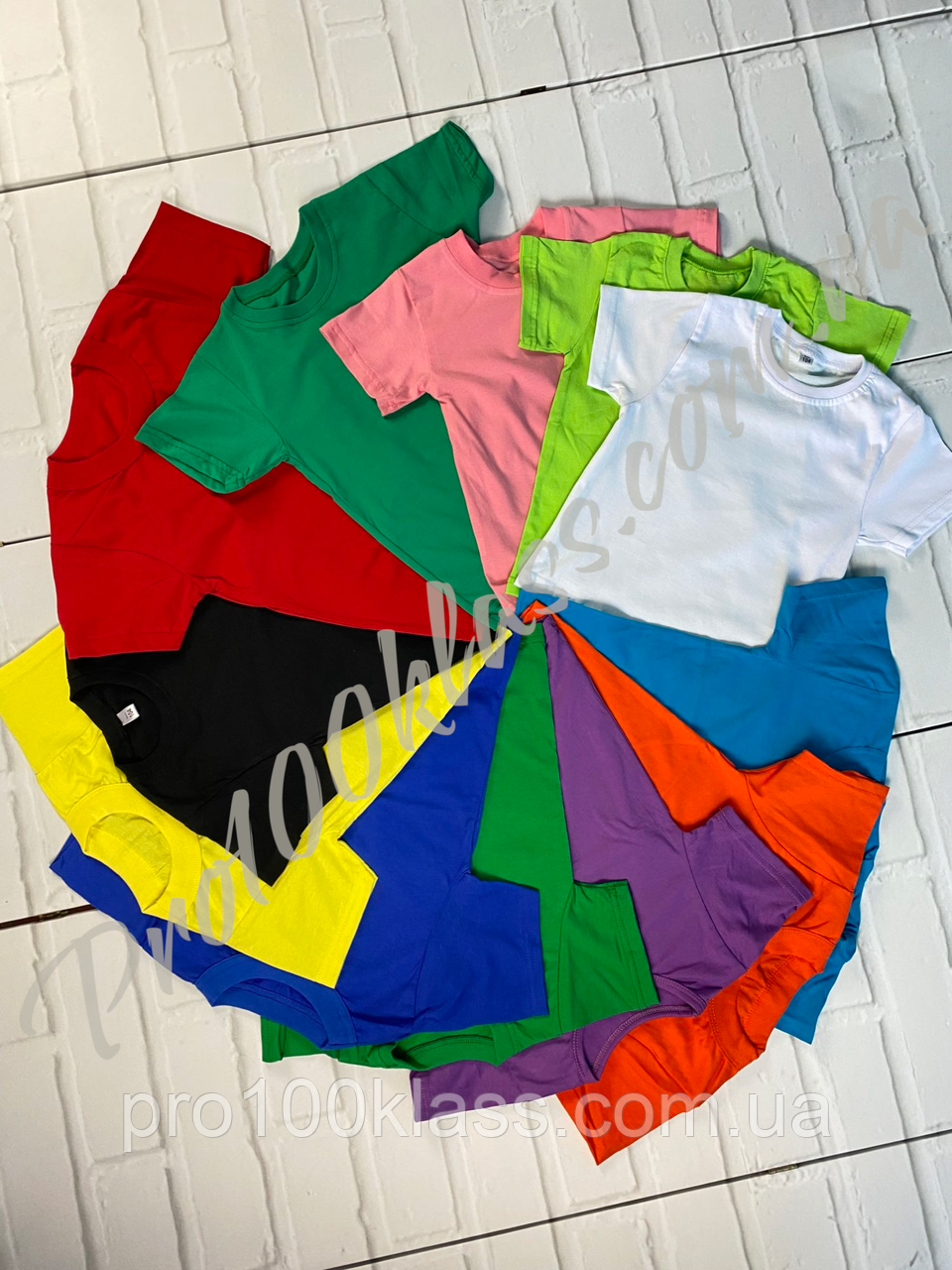 Футболки дитячі кольорові, фото 1