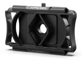 Адаптер смартфона APEXEL APL-F002X швидке встановлення на окуляри діаметром 23-50 мм, смартфони завширшки 66-95 мм