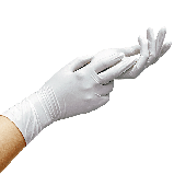 Рукавички нітрилові MediOk Snow білі 100шт M, фото 2