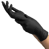 Рукавички нітрилові MediOk Space чорні 100шт M, фото 2