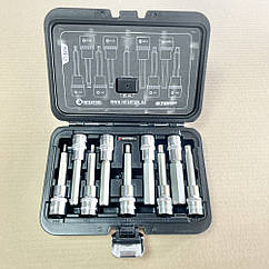 Набір біт HEX 1/2" 4-17, 100 мм, S2, STORM INTERTOOL ET-8406