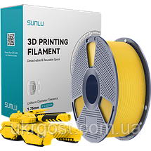 SUNLU PETG Vivid Yellow/Яскраво-жовтий 1,75 мм 1 кг Пластик Філамент для 3D принтера FDM, фото 2