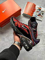 Чоловічі кросівки Skepta Nike Air Max Tailwind 5 Red Bloody Chrome Найк Скепта Аїр Макс червоні шкіра, фото 5