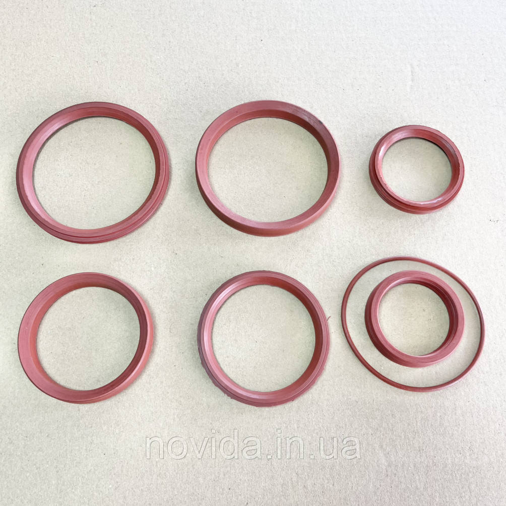 Ремкомплект гідроциліндра підйому кузова КамАЗ 55111, 65115 (3-х шток.). 55111-8603000