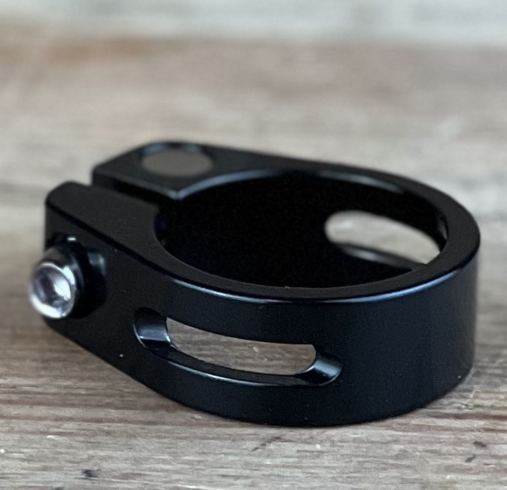 Підсидільний зажим Kenli KL-R09 31.8, під шестигранник, діаметр 31,8 мм, чорний, фото 1