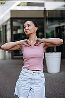 Майка топ жіноча рожева