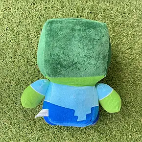 М'яка іграшка Майнкрафт Зомбі, що сидить, 22 см, Майн Крафт Minecraft, що сидить Зомбі 22 см із Майнкрафт, фото 3