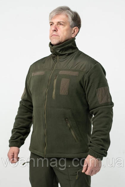 Кофта флісова статична, олива, ®️Military