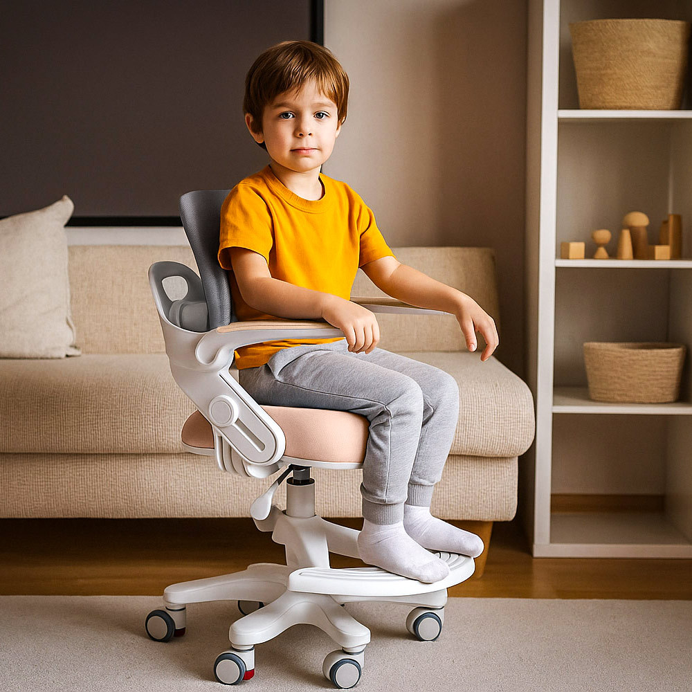 Дитяче офісне крісло уроків для навчання з підставкою для ніг Mealux Neo Air