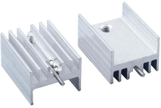 Радиатор алюминиевый 21*15*11MM radiator heatsink TO-220 (with pin)