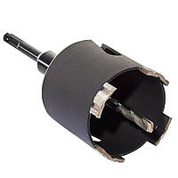 Алмазна коронка для підрозетника 68 мм 122, Коронка в зборі