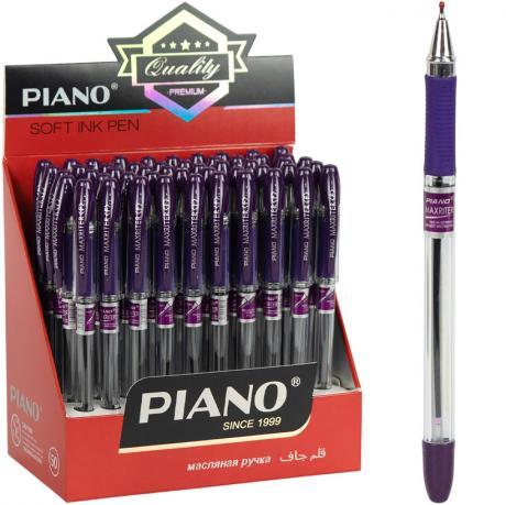 Від 50 шт. Ручка масляная Maxriter PIANO PT-335 фиолетовая купити дешево оптом в інтернет-магазині