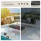 Ротанговий набір для саду Pula, коричневий (натуральний) колір, фото 4