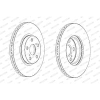 Гальмівний диск FERODO DDF1865C