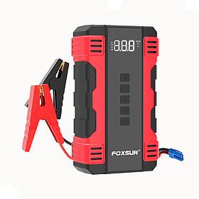 Пусковий пристрій бустер Foxsur Car Jump starter FJS-960 800А 12В 2 в 1 + компресор